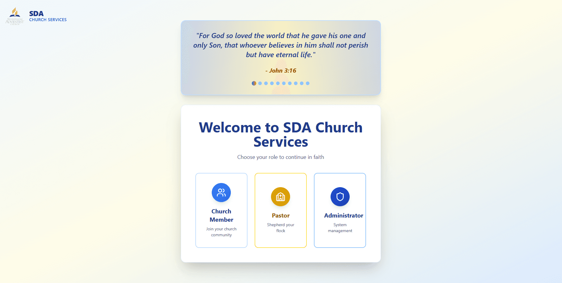 Cloud Platform for SDA Church